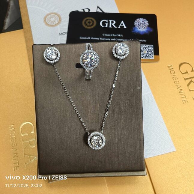 Моиссанит алмазан минимал сет