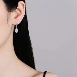 Pear cut зүсэлттэй моиссанит сет