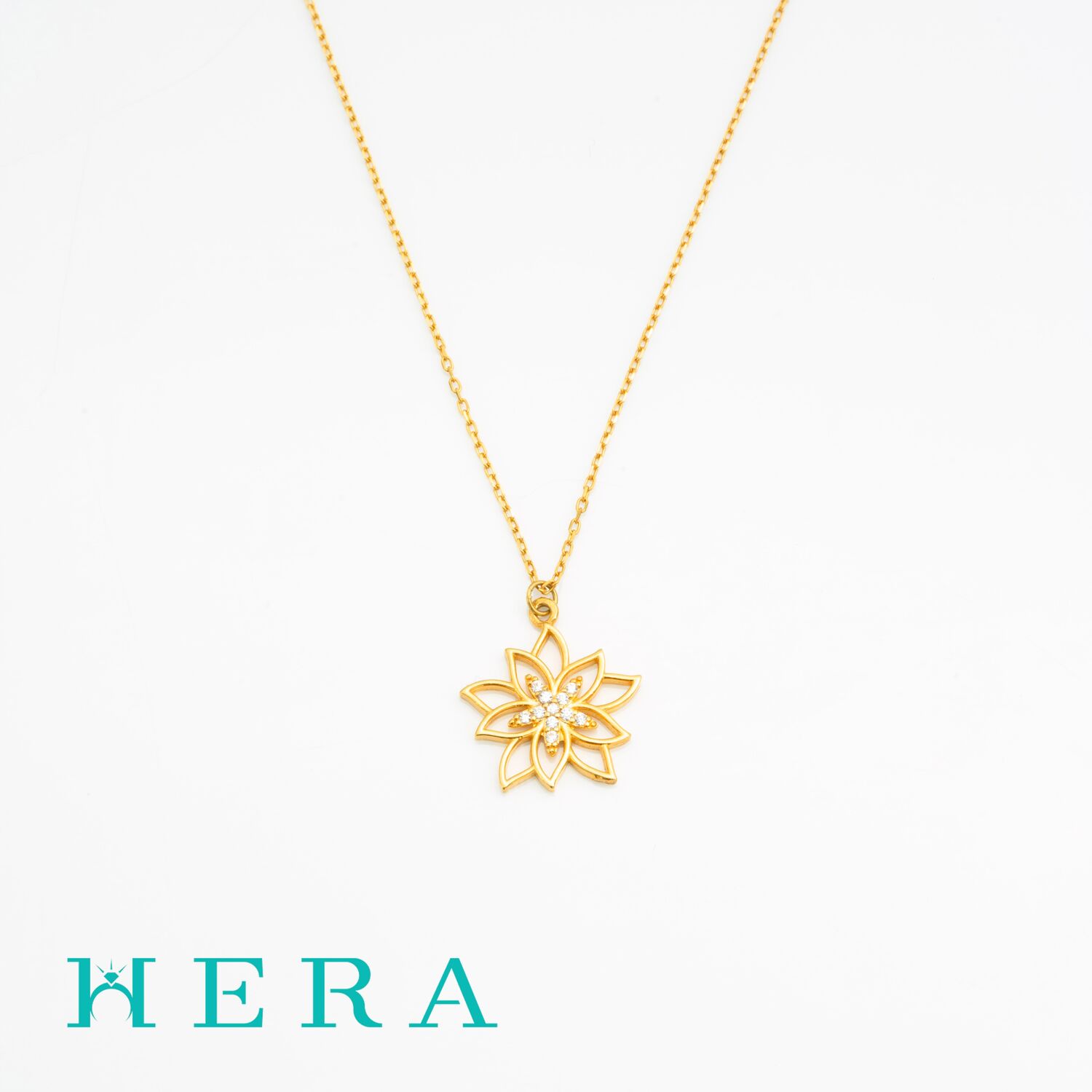 Алтан гинж /цэцэг шигтгээтэй/