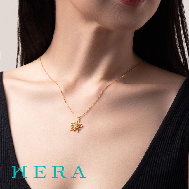 Алтан гинж /цэцэг шигтгээтэй/