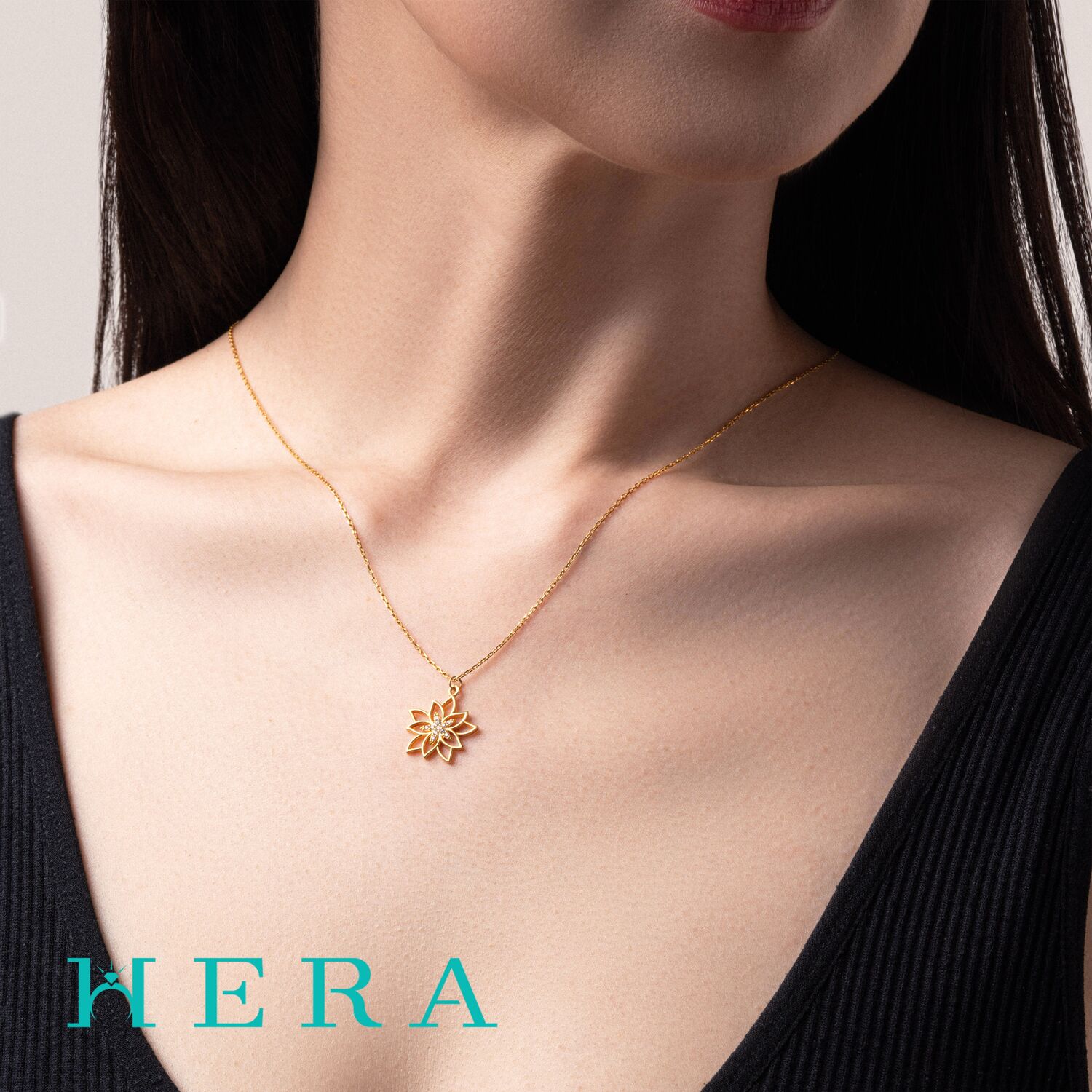 Алтан гинж /цэцэг шигтгээтэй/