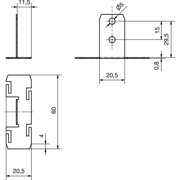 Хэвтээ далд бариулыг тогтоогч / Т хэлбэртэй