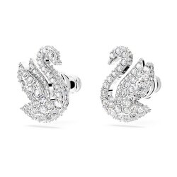 Swan stud earrings