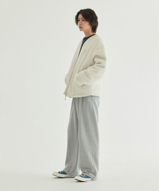 Collarless Sherpa Jacket