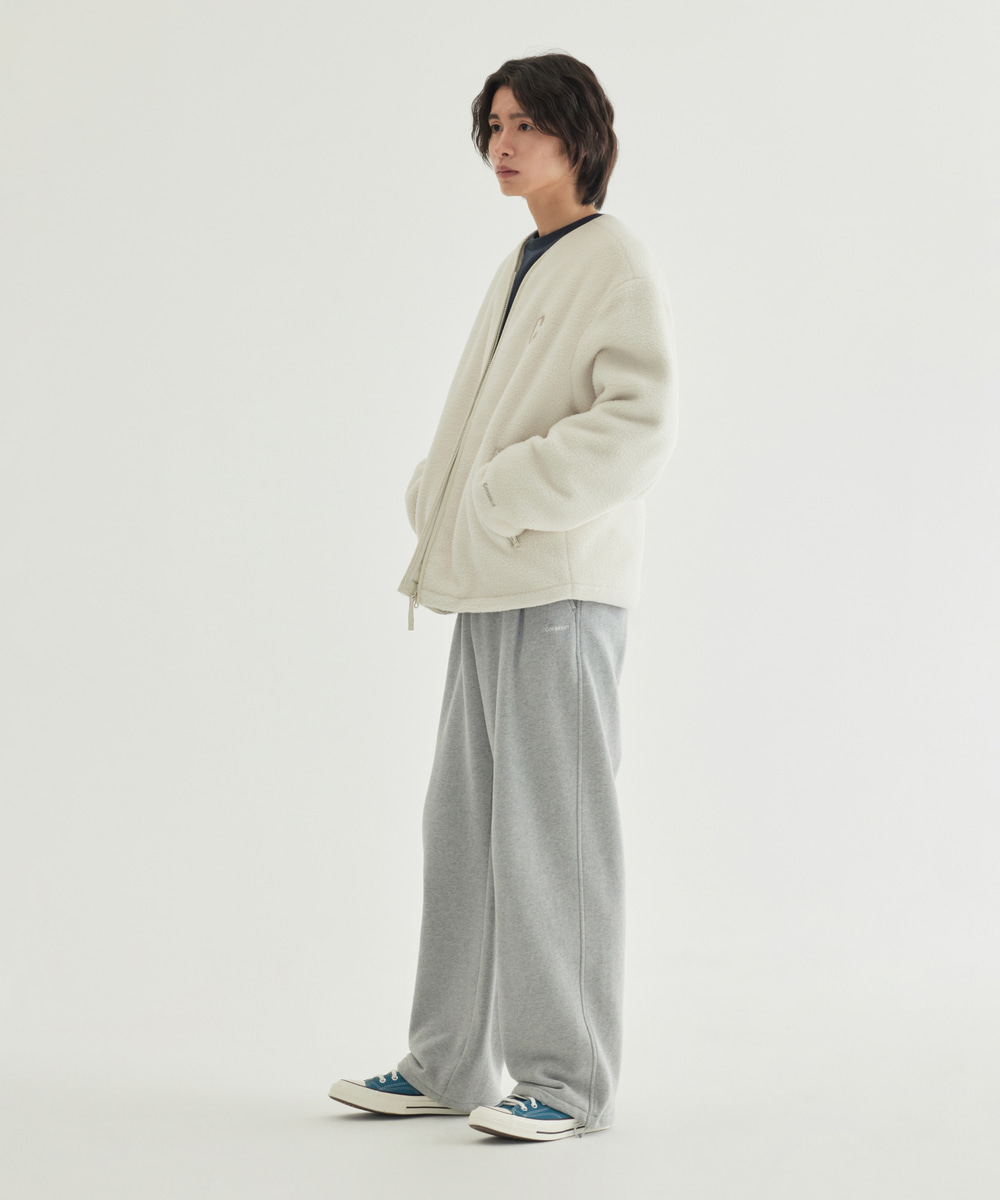 Collarless Sherpa Jacket