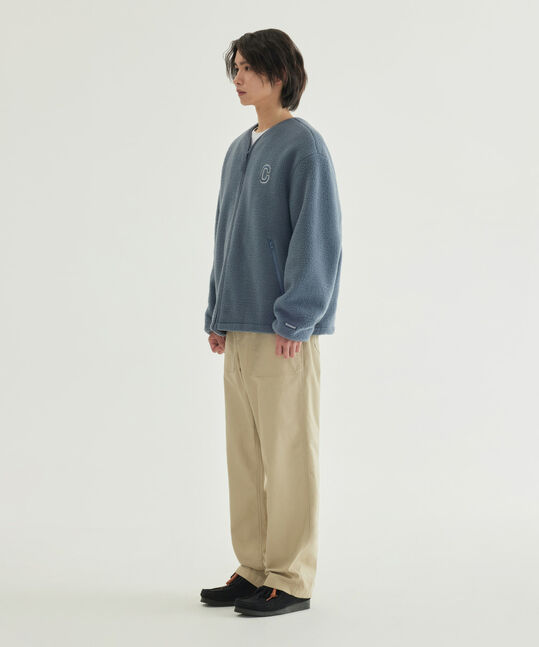 Collarless Sherpa Jacket