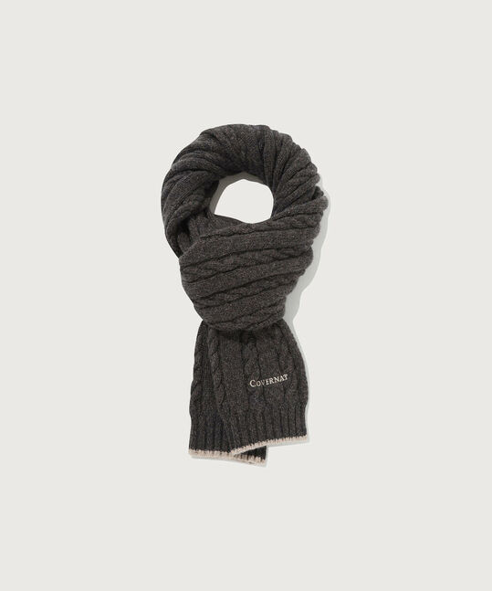 Authentic Lambswool Cable Muffler