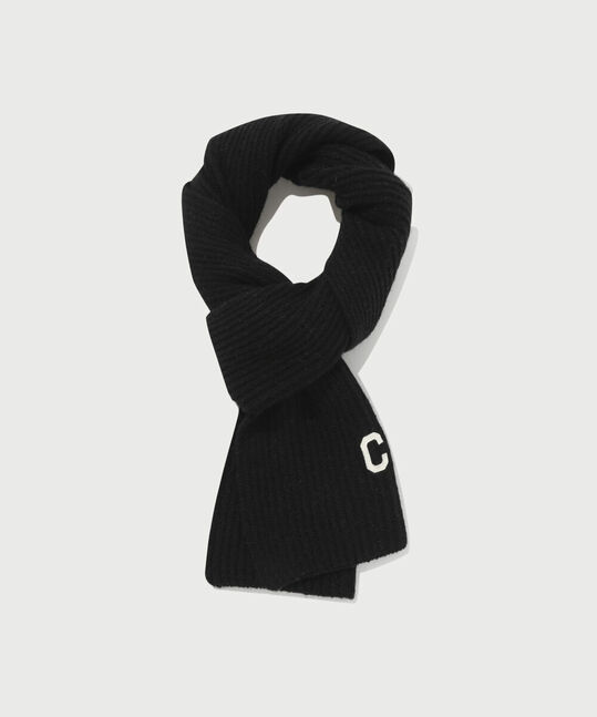 Authentic C Logo Lambswool Muffler