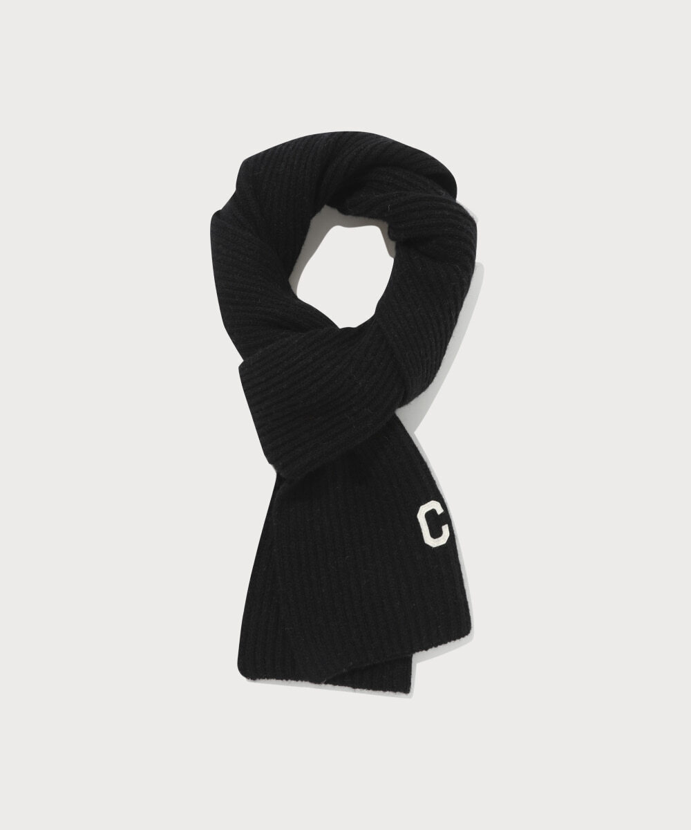 Authentic C Logo Lambswool Muffler