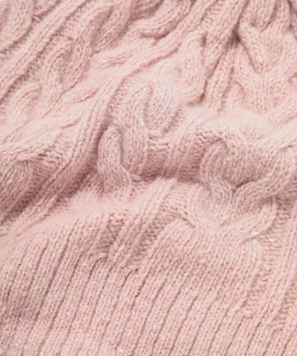 Authentic Lambswool Cable Beanie