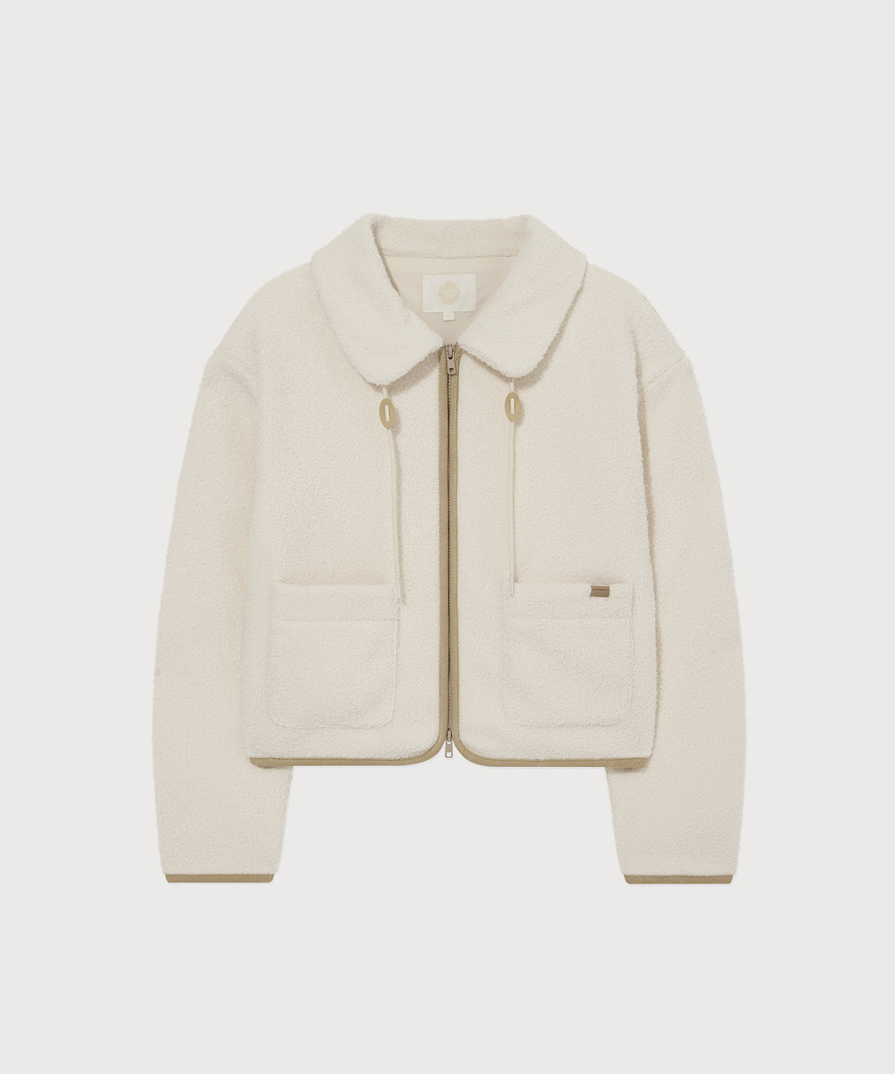 Woman Sherpa Zip Up Jacket