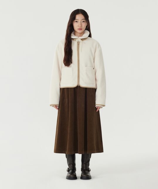 Woman Sherpa Zip Up Jacket