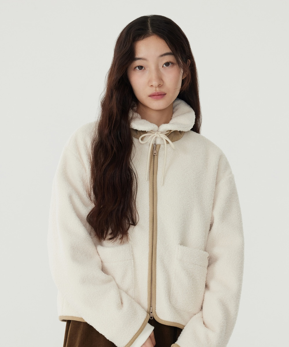 Woman Sherpa Zip Up Jacket