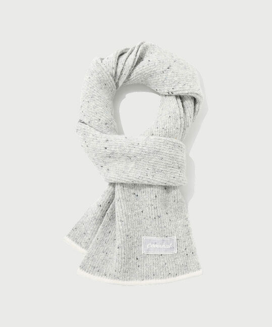 Cloverheart Lambswool Melange Tip Muffler