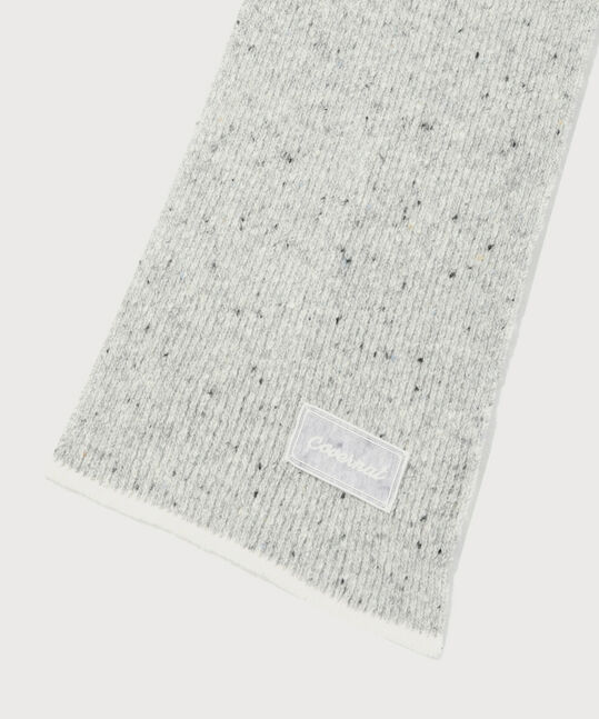 Cloverheart Lambswool Melange Tip Muffler