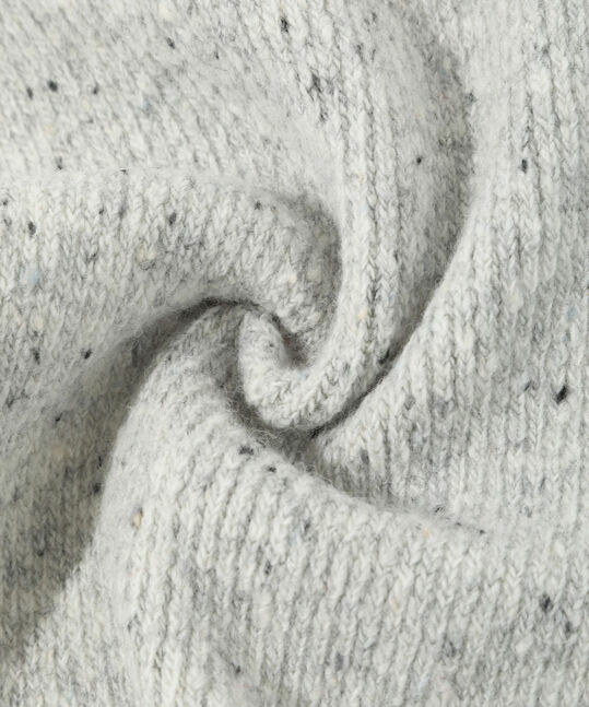 Cloverheart Lambswool Melange Tip Muffler