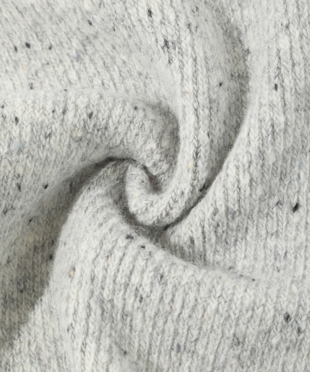 Cloverheart Lambswool Melange Tip Muffler