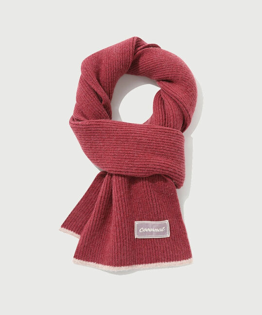 Cloverheart Lambswool Melange Tip Muffler