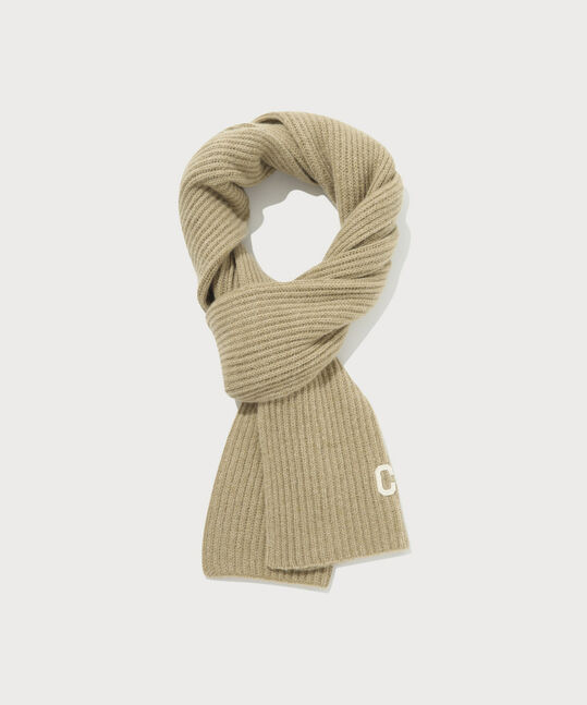 Authentic C Logo Lambswool Muffler