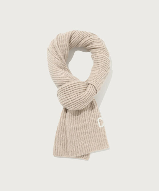 Authentic C Logo Lambswool Muffler