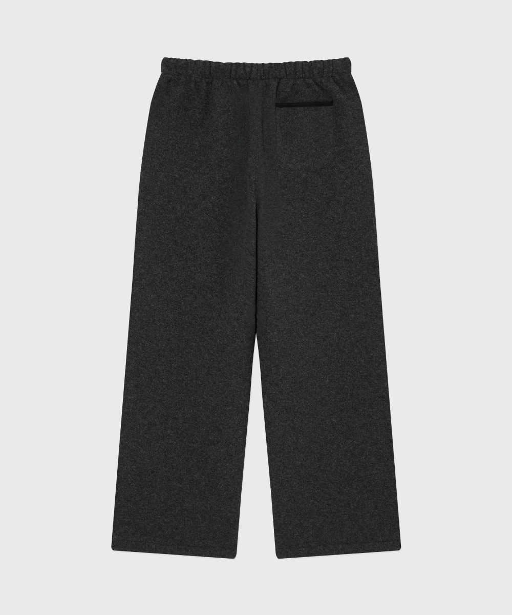 Woman Boucle Banding Sweat Pants
