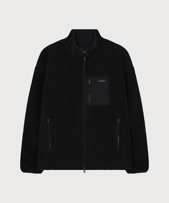 Stand Collar Sherpa Jacket