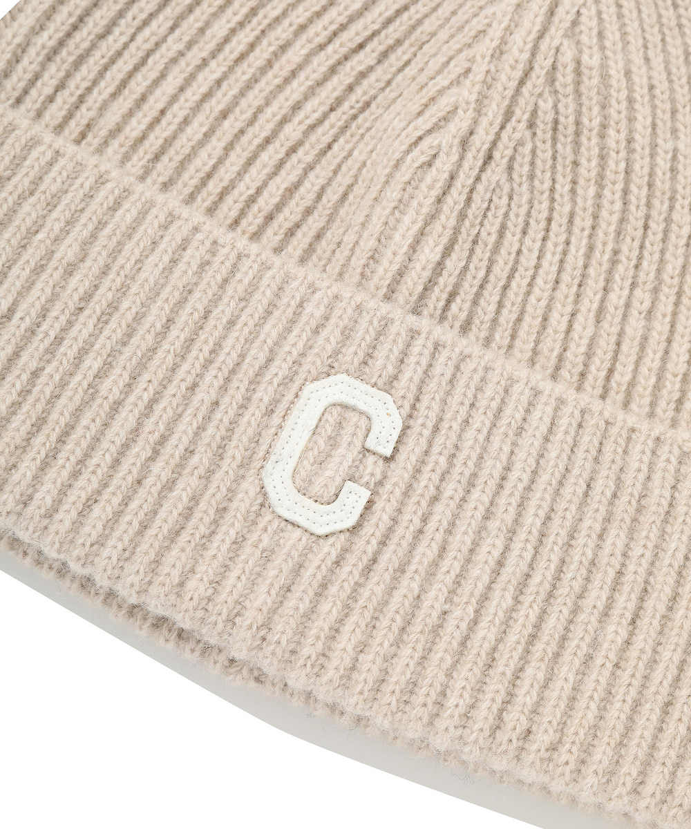 Authentic C Logo Felt Applique Beanie
