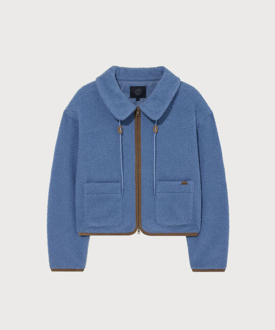 Woman Sherpa Zip Up Jacket