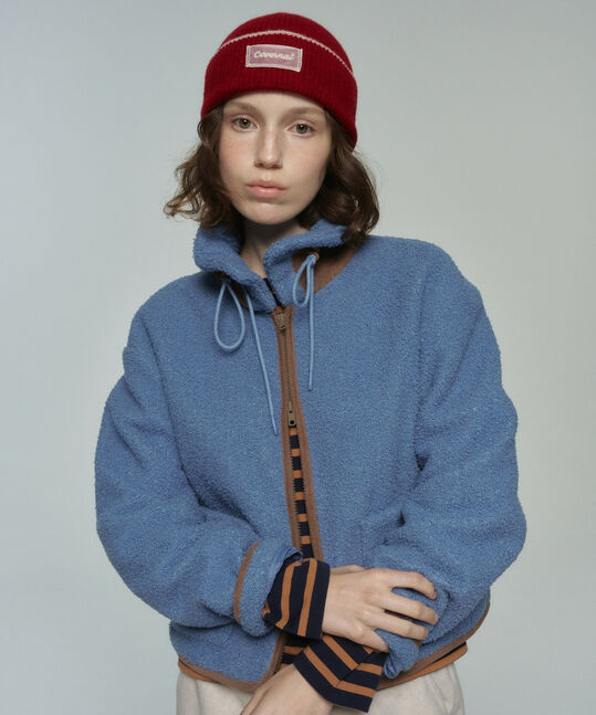 Woman Sherpa Zip Up Jacket