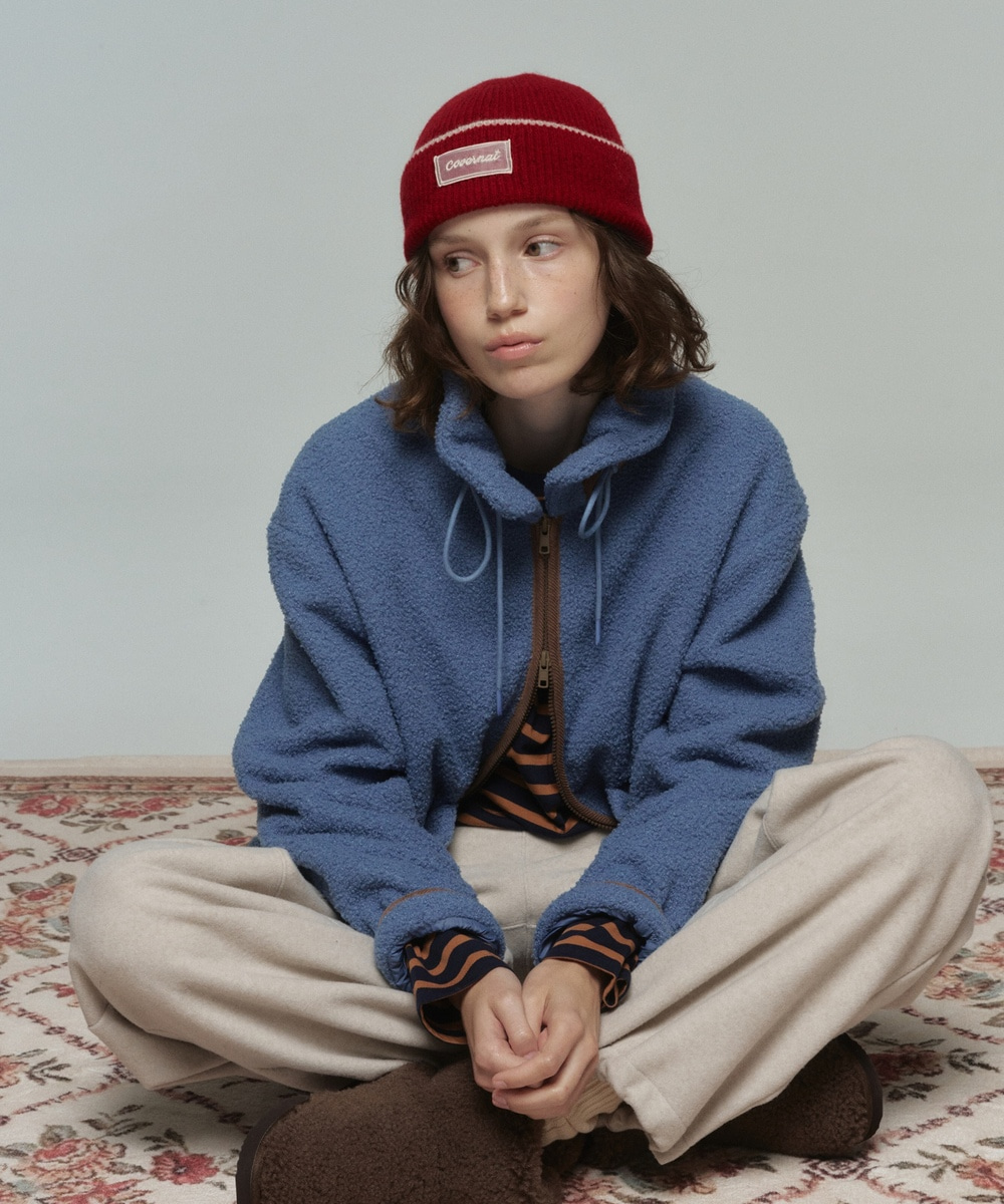 Woman Sherpa Zip Up Jacket