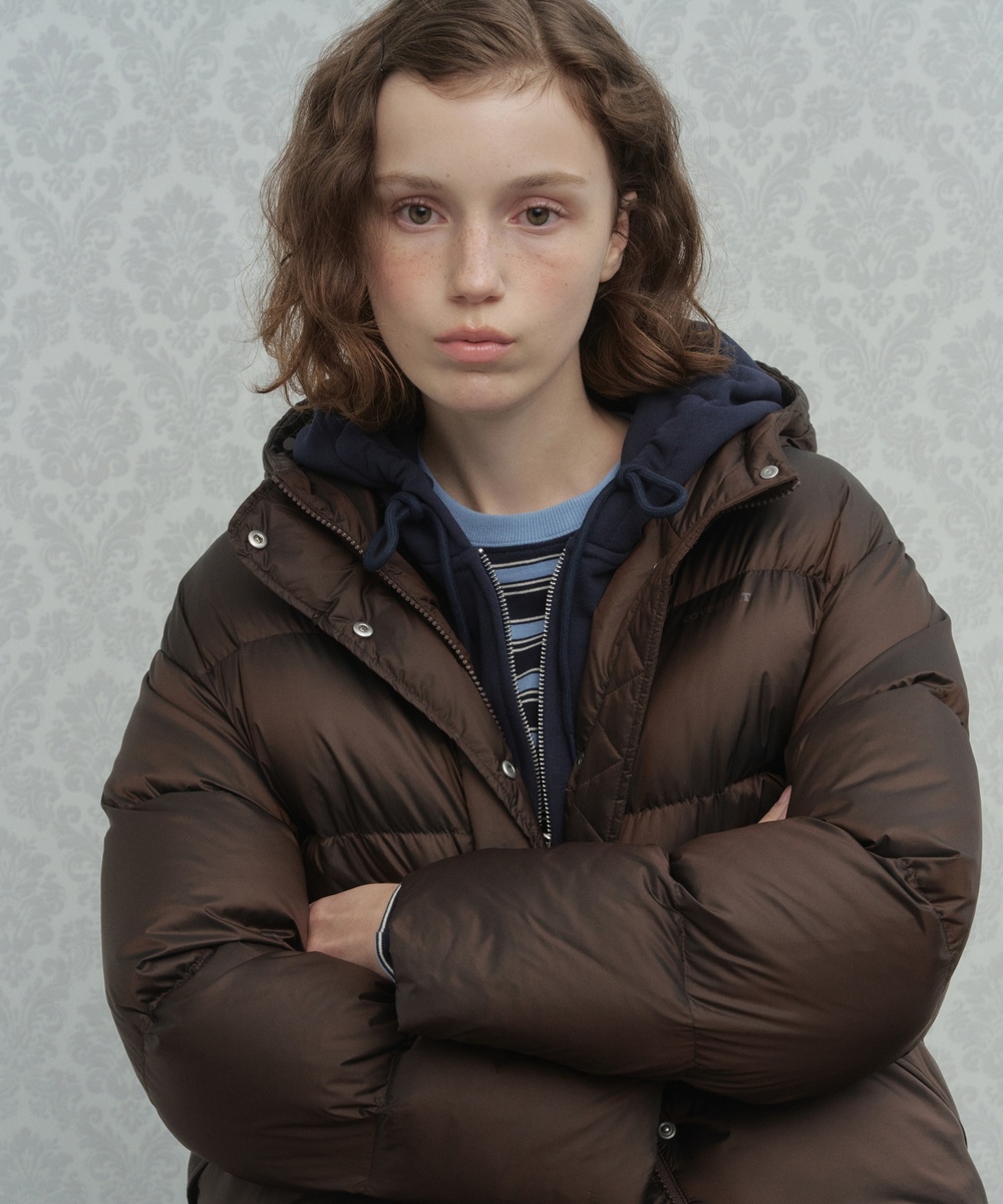 Woman Civic Hooded Down