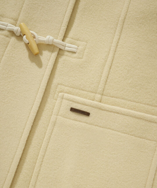 Woman Hooded Long Duffle Coat