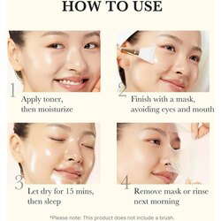 Kojic acid night wrapping mask