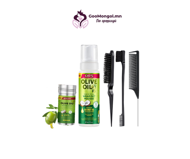 Goo mongol sleek hair set