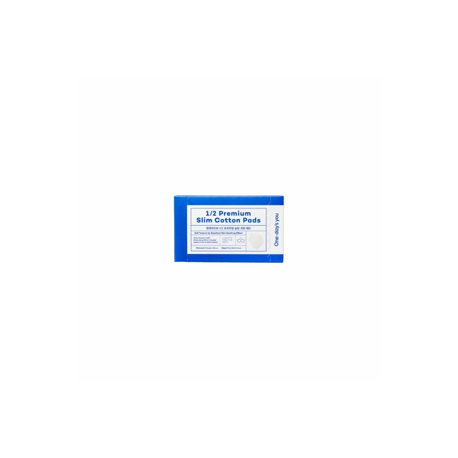 ONE-DAY'S YOU 1/2 Premium Slim Cotton Pads 20P