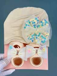 🎀0-3 сартай охидын малгай оймс