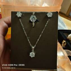 Моиссанит алмазан шигтгээтэй сет