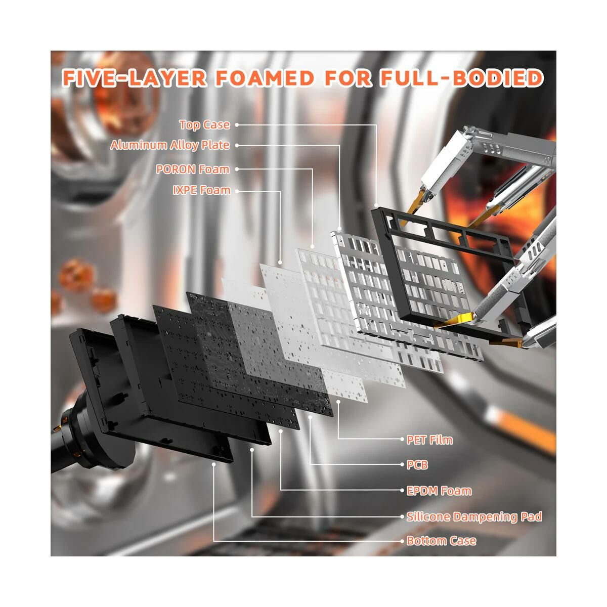 Attack Shark R82HE Wired Magnetic Switch Mechanical Keyboard Black