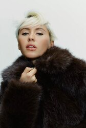 Faux fur jacket