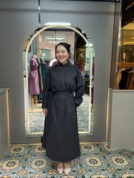 Реглан мөртэй кашмеран дээл