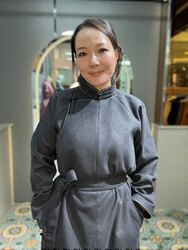 Реглан мөртэй кашмеран дээл