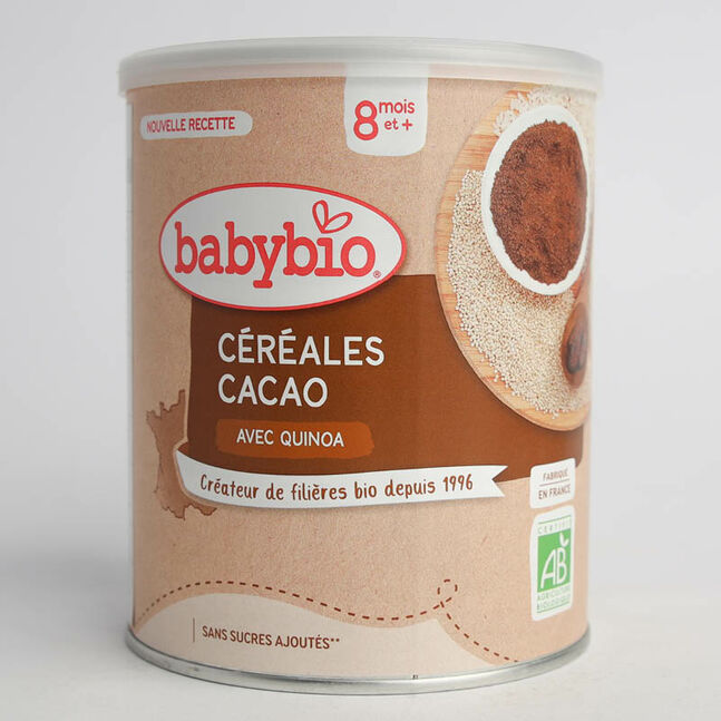 Babybio какаотай каш 220гр 8+сар