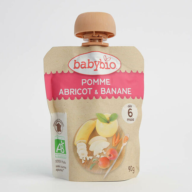 Babybio алим, чангааз, гадилтай нухаш 90гр 6+сар