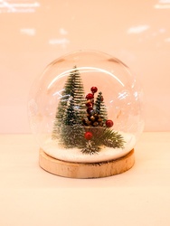 Цасан бөмбөлөг декор