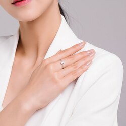 Мөнгөн бөгж / chain ring