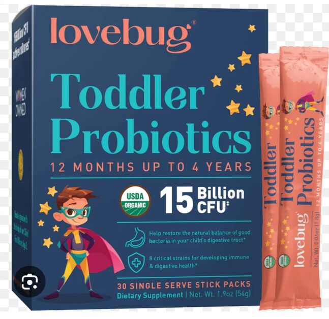 Love bug toddler bacteria