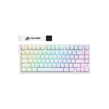 Attack Shark R82HE Wired Magnetic Switch Mechanical Keyboard White