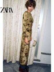 Zara printed dress size s