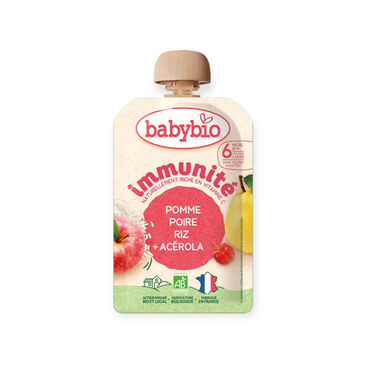Babybio Immunite Алим Лийр Будаа Интоортой  нухаш 100гр  6+сар №1