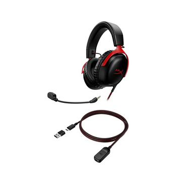 GAMING HEADSET: HyperX Cloud III Wired Red